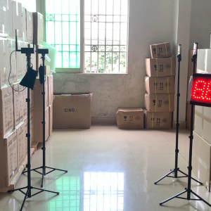 S-007 multi-point laser timing system used for approach-run timing splits